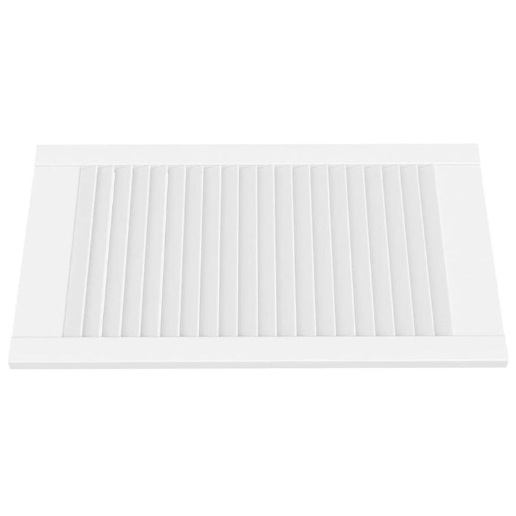 Vidaxl kastdeuren met lamellen 4 st 69x39,4 cm massief grenenhout wit