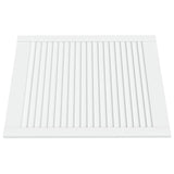 Vidaxl kastdeuren met lamellen 4 st 69x59,4 cm massief grenenhout wit - afbeelding 3