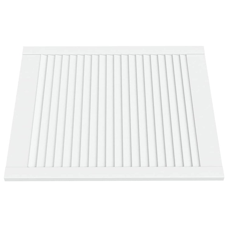 Vidaxl kastdeuren met lamellen 4 st 69x59,4 cm massief grenenhout wit