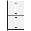 Vidaxl inloopdouchewand inklapbaar 110x190 cm esg-glas mat