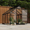 Vidaxl vervangend frame tuinkas 155x200,5x191 cm aluminium antraciet