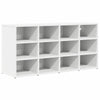 Vidaxl schoenenkast met plank wit 103 x 30 x 51 cm bewerkt hout