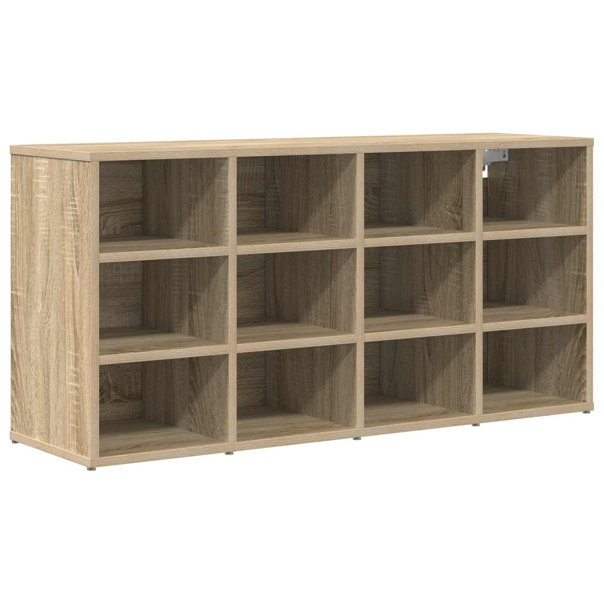 Vidaxl schoenenkast 103 x 30 x 51 cm bewerkt hout sonoma eiken