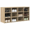 Vidaxl schoenenkast sonoma eiken 103 x 30 x 51 cm bewerkt hout