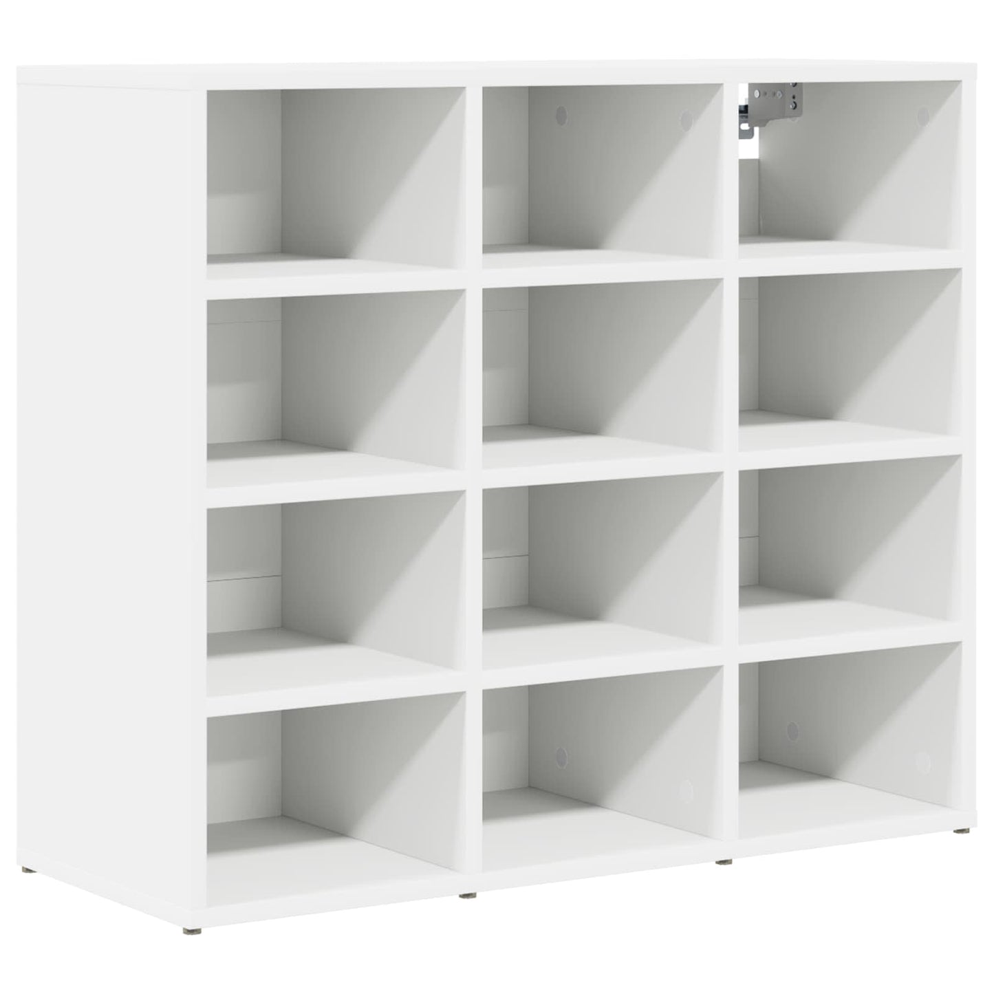 Vidaxl schoenenkast met plank wit 77,5 x 30 x 67 cm bewerkt hout