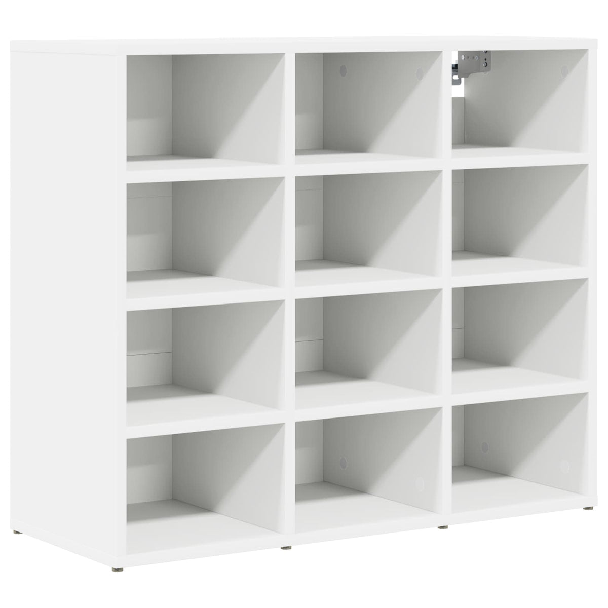 Vidaxl schoenenkast 77,5 x 30 x 67 cm bewerkt hout wit
