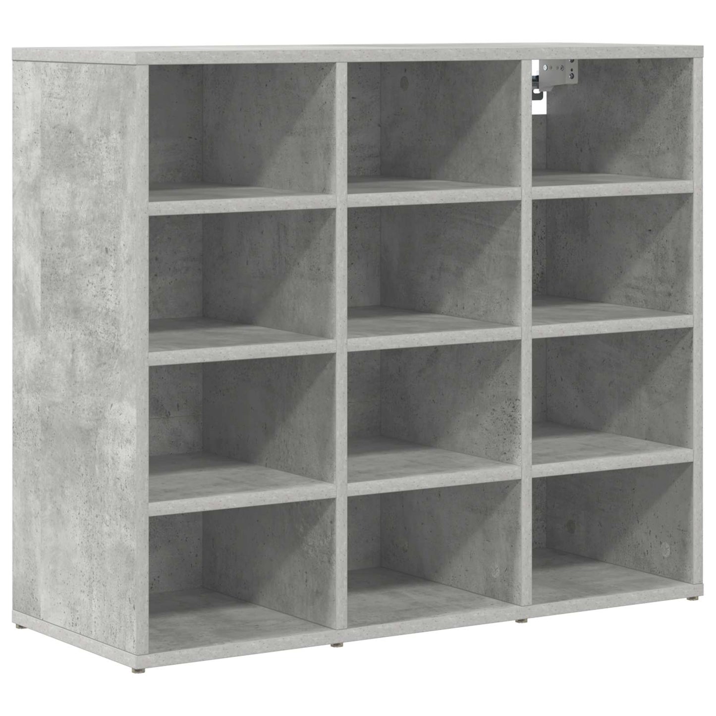 Vidaxl schoenenkast betongrijs 77,5 x 30 x 67 cm bewerkt hout