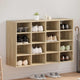 Vidaxl schoenenkast 103 x 30 x 67 cm bewerkt hout sonoma eiken