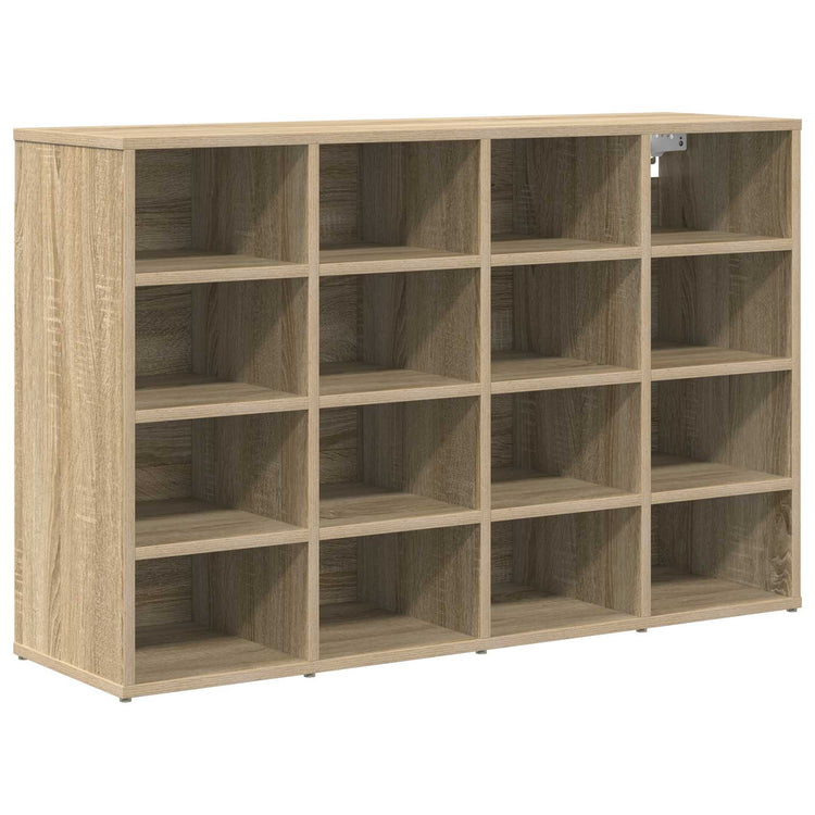 Vidaxl schoenenkast 103 x 30 x 67 cm bewerkt hout sonoma eiken