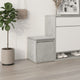 Vidaxl opbergbox met lade 40,5x40x40 cm bewerkt hout betongrijs