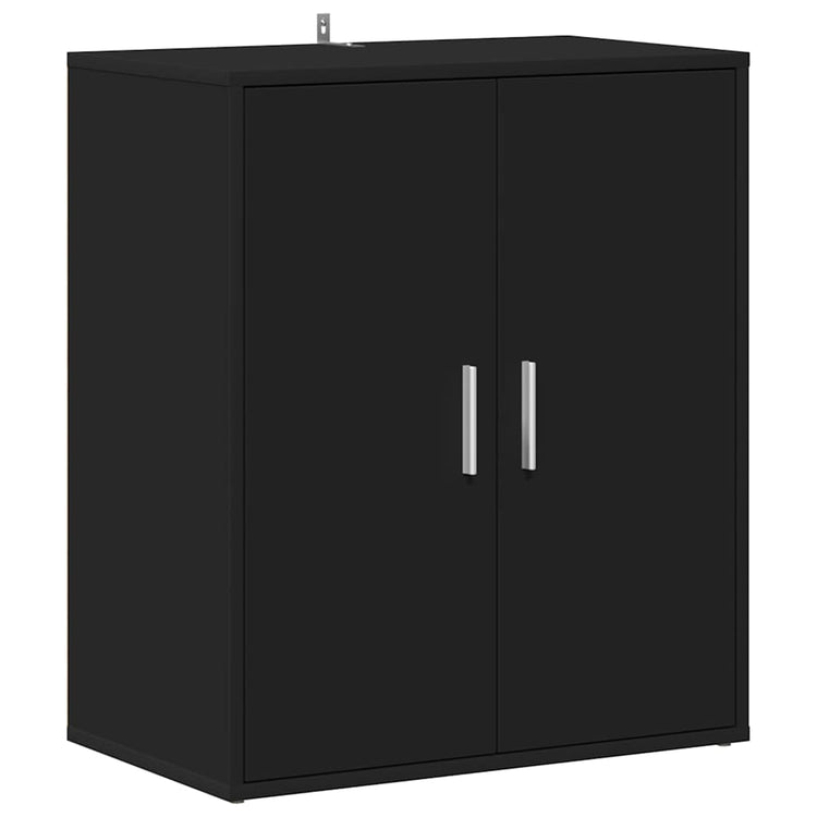 Vidaxl schoenenkast 60x35x70 cm bewerkt hout zwart