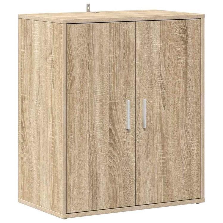 Vidaxl schoenenkast 60x35x70 cm bewerkt hout sonoma eikenkleurig