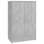 VidaXL Schoenenkast 60x35x92 cm bewerkt hout betongrijs - afbeelding 2