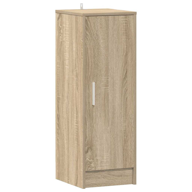 Vidaxl schoenenkast 32x35x92 cm bewerkt hout sonoma eikenkleurig