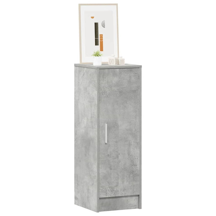 Vidaxl schoenenkast 32x35x92 cm bewerkt hout betongrijs