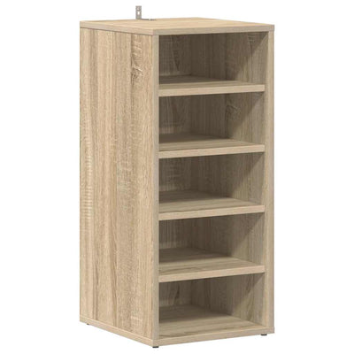 Vidaxl schoenenkast 31,5x35x70 cm bewerkt hout sonoma eikenkleurig