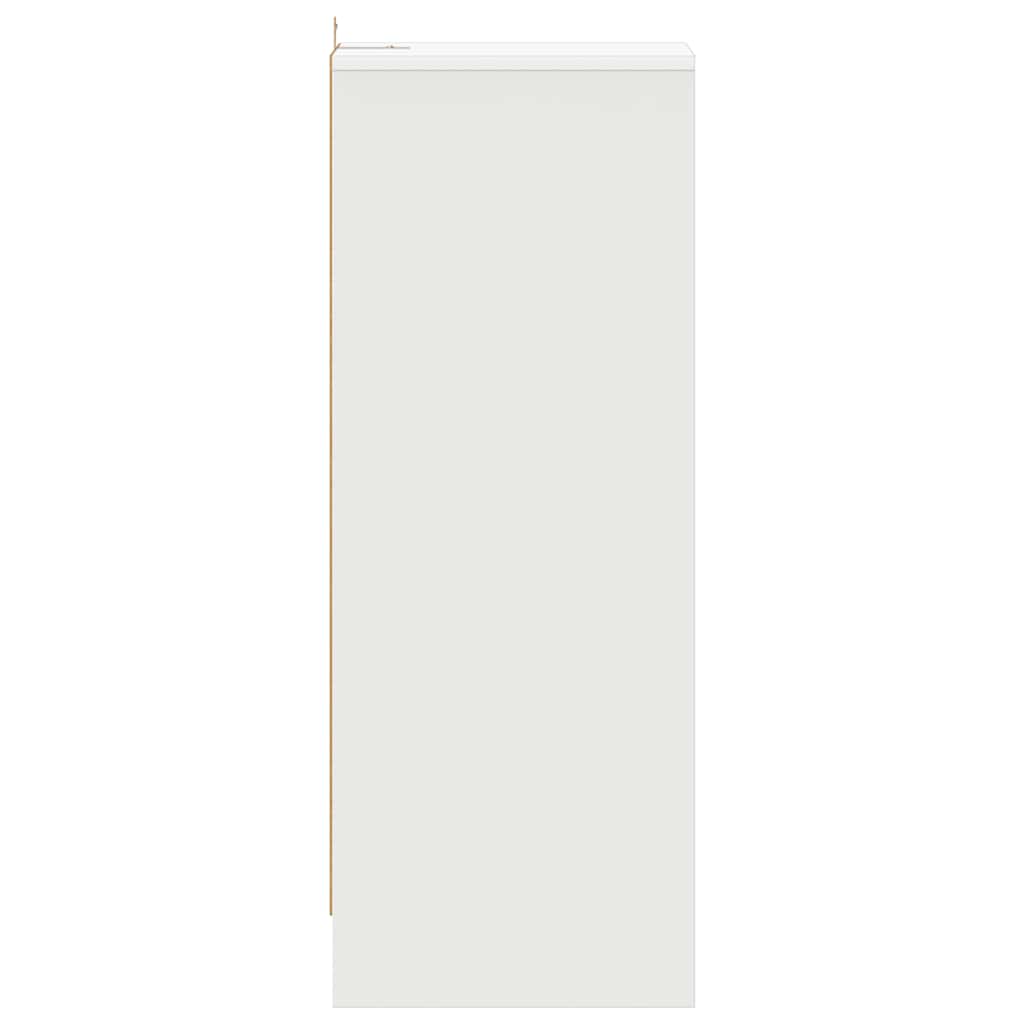Vidaxl schoenenkast 31,5x35x90 cm bewerkt hout wit