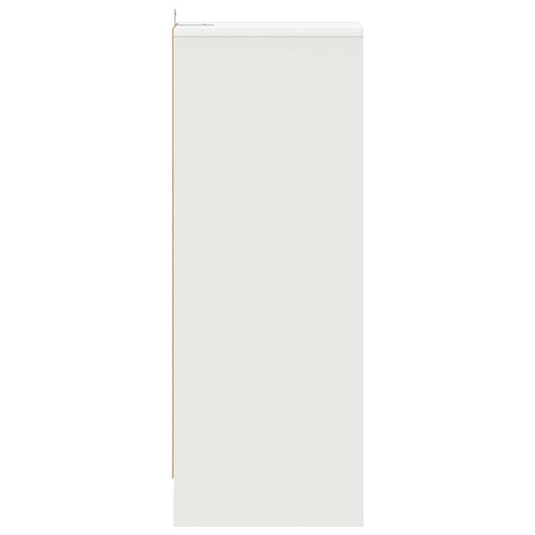Vidaxl schoenenkast 31,5x35x90 cm bewerkt hout wit