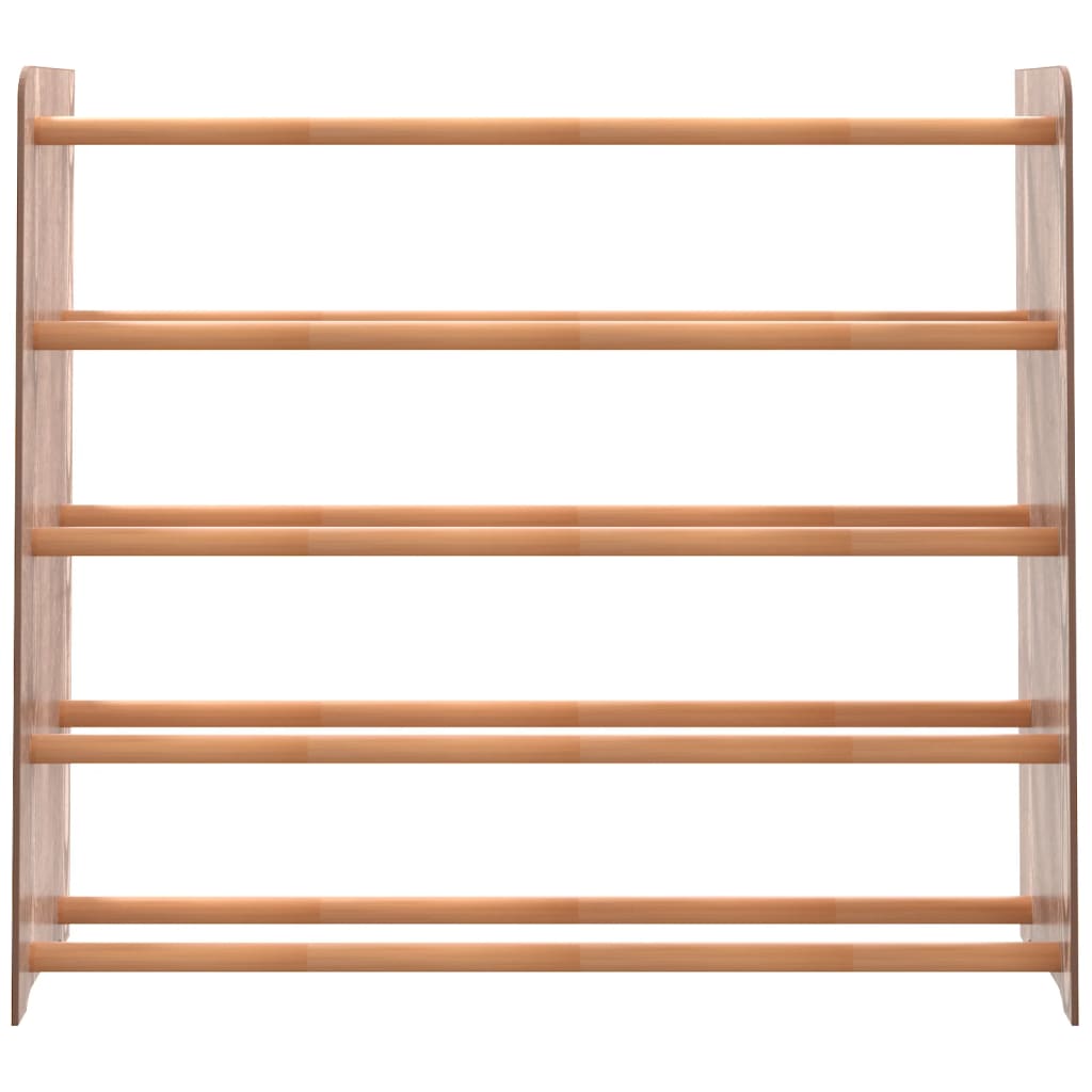 VidaXL Schoenenrek 90x24x81 cm bewerkt hout bruin