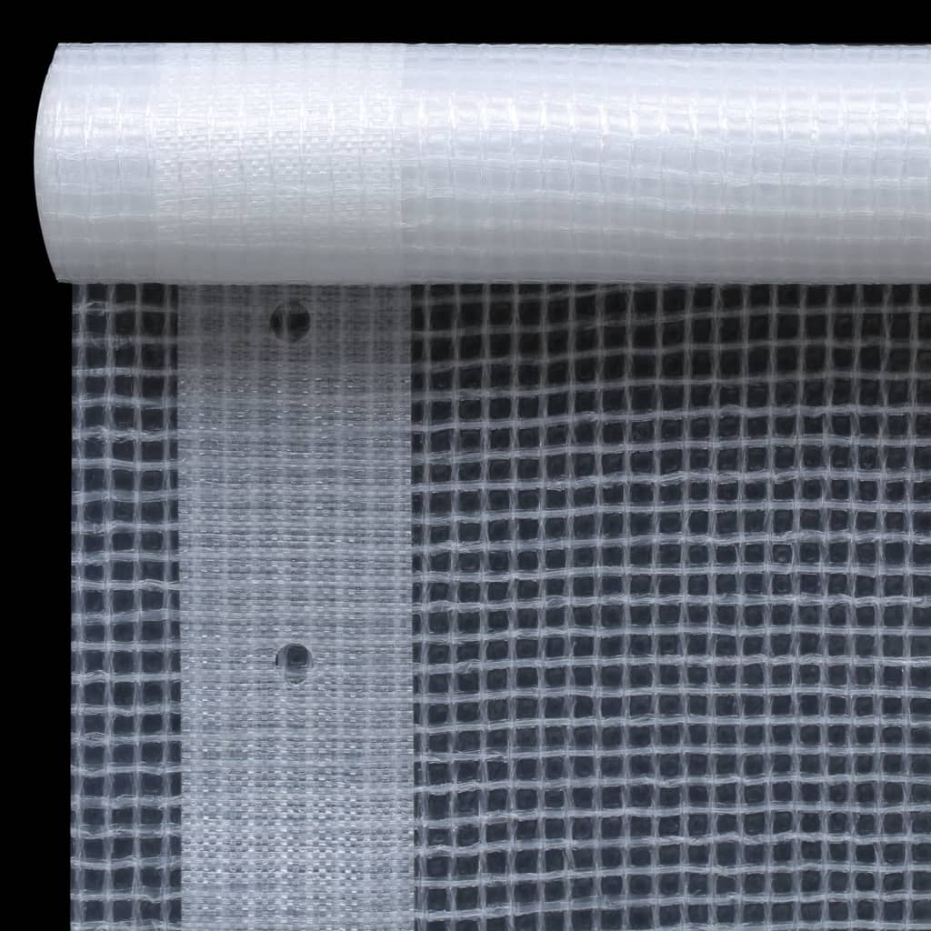 Vidaxl dekzeilen 2 st leno 260 g m² 3x5 m wit