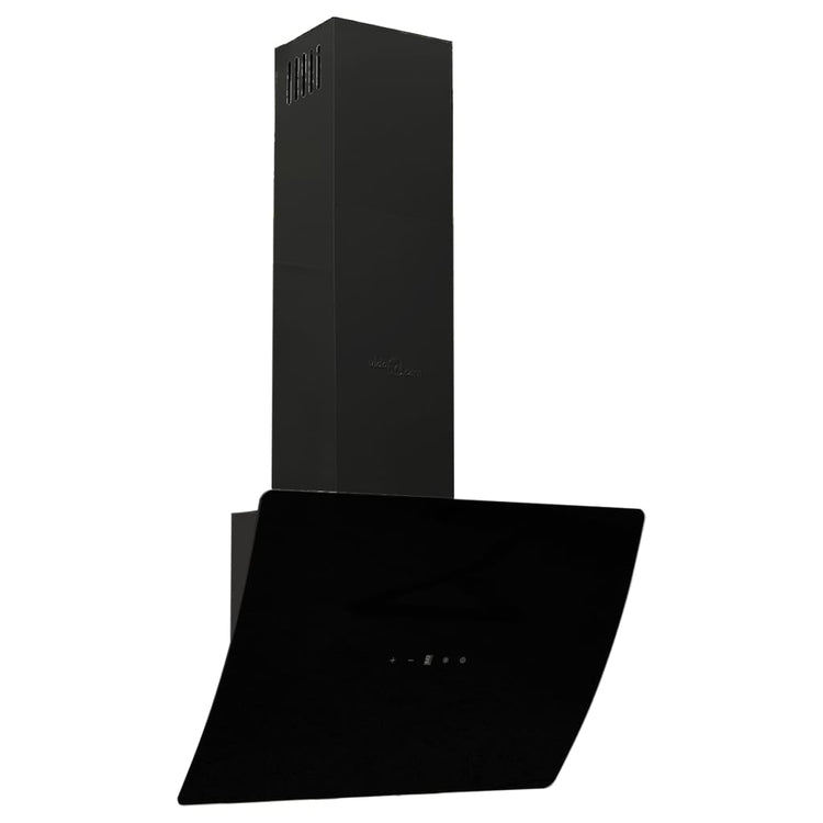 Vidaxl wandafzuigkap 60 cm staal en gehard glas zwart
