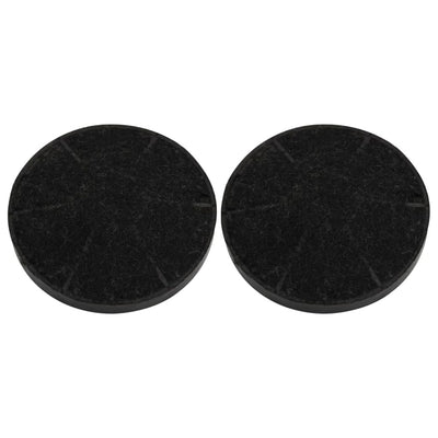 Vidaxl koolstoffilters voor afzuigkap 2 st 105x21 mm