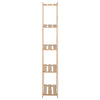Vidaxl opbergrek 5-laags 80x28,5x170 cm massief grenenhout
