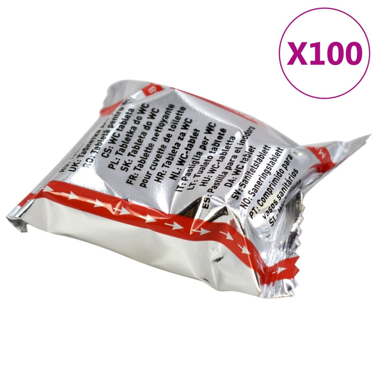 VidaXL Toiletreinigingstabletten 100 st urinaalreinigers