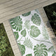 Vidaxl buitenkleed arakil 80x150 cm polypropeen groen