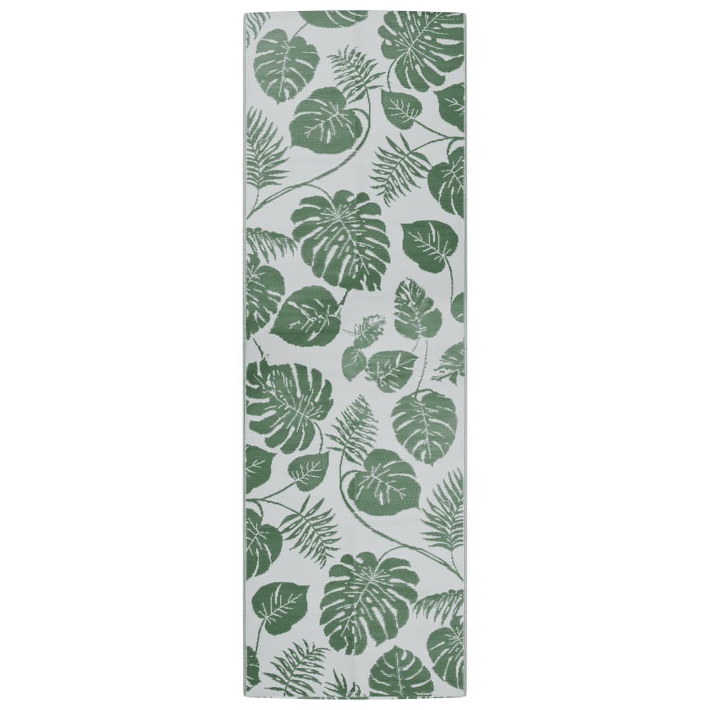 Vidaxl buitenkleed arakil 80x250 cm polypropeen groen