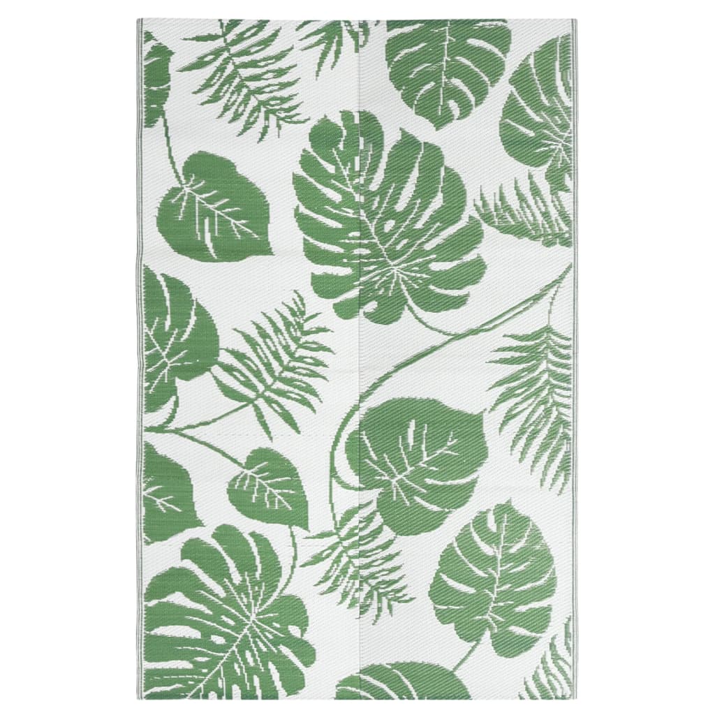 Vidaxl buitenkleed arakil 120x180 cm polypropeen groen