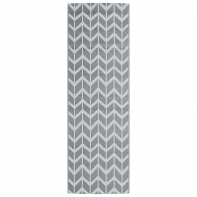 Vidaxl buitenkleed arakil 80x250 cm pp grijs