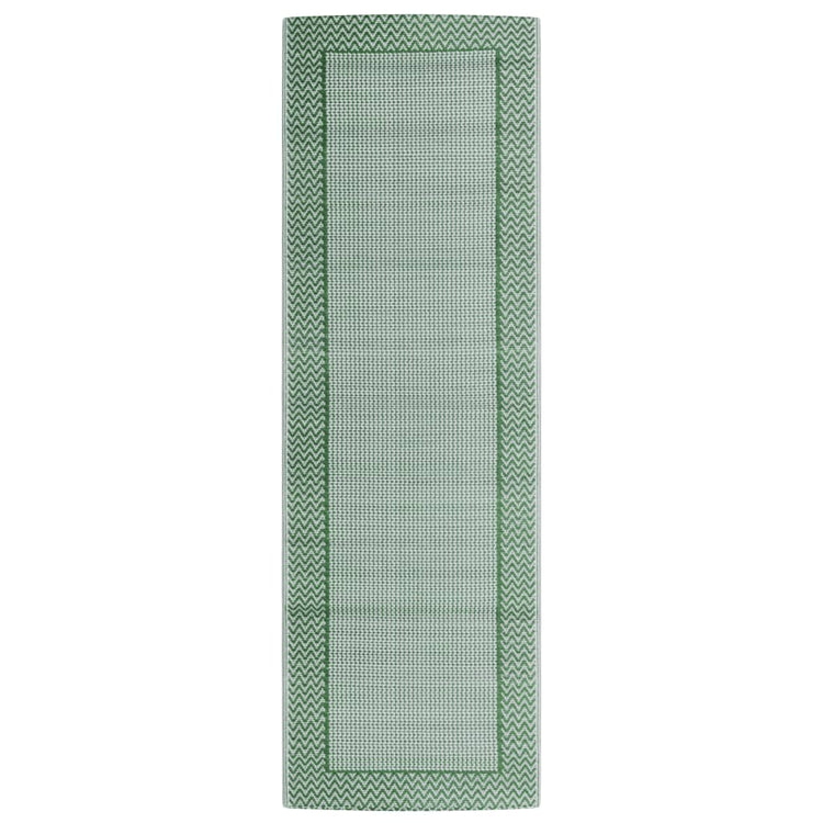 Vidaxl buitenkleed arakil 80x250 cm polypropeen groen