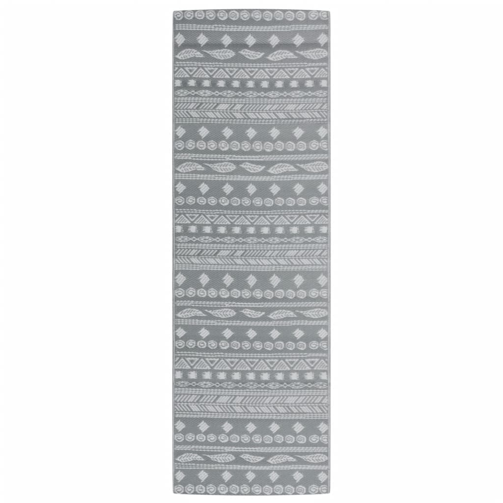 Vidaxl buitenkleed arakil 80x250 cm pp grijs