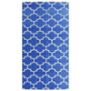 Vidaxl buitenkleed arakil 80x150 cm polypropeen blauw