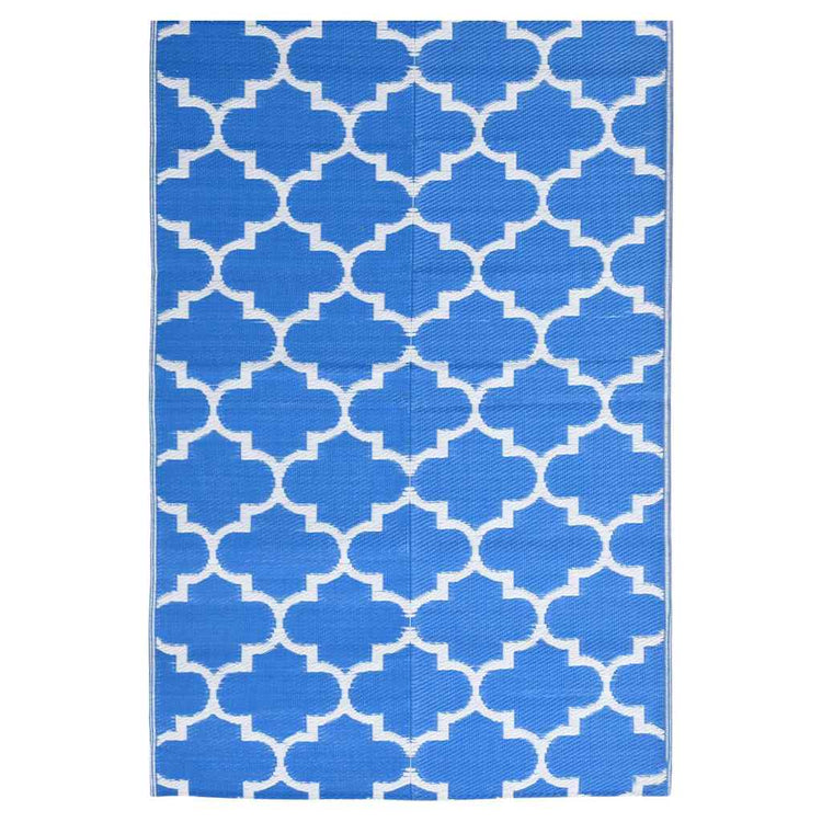 Vidaxl buitenkleed arakil 160x230 cm polypropeen blauw