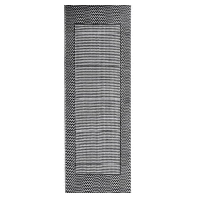 Vidaxl buitenkleed arakil 80x250 cm polypropeen zwart