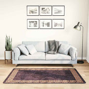 Vidaxl vloerkleed wasbaar 80x150 cm zwart en goudkleurig - afbeelding 1