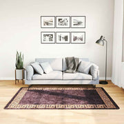 Vidaxl vloerkleed wasbaar 120x180 cm zwart en goudkleurig - afbeelding 1