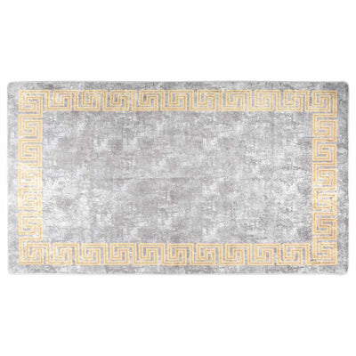 Vidaxl vloerkleed wasbaar 190x300 cm grijs