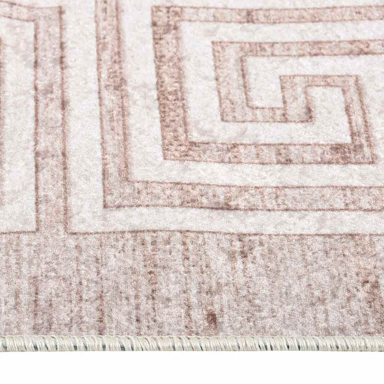 Vidaxl vloerkleed wasbaar 80x150 cm beige