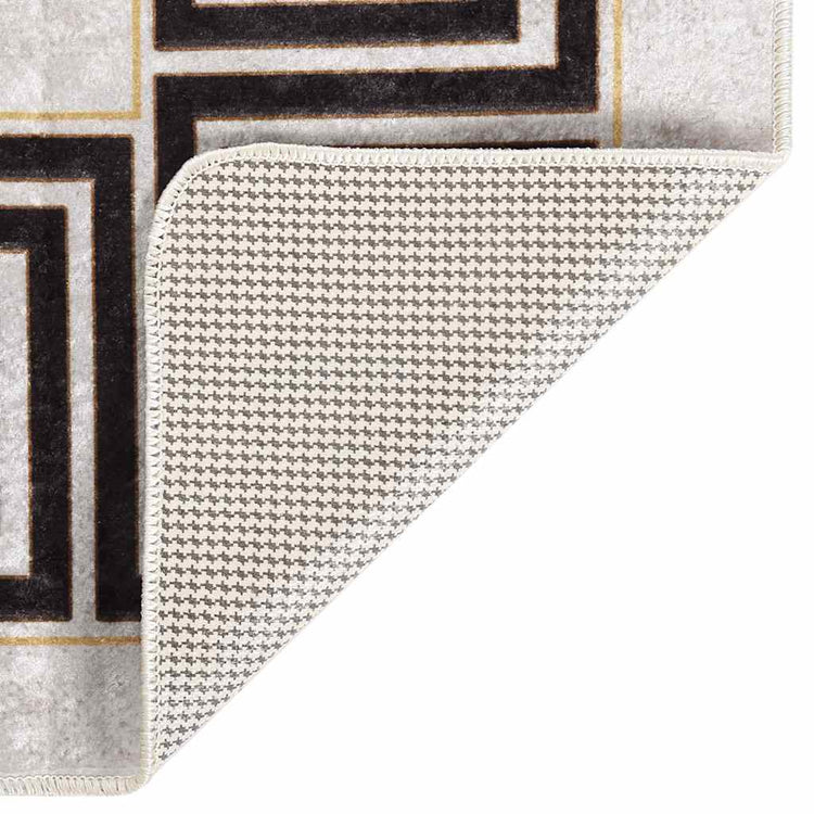 Vidaxl vloerkleed wasbaar 120x180 cm lichtbeige