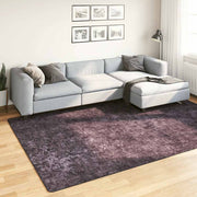 Vidaxl vloerkleed wasbaar 190x300 cm antracietkleurig - afbeelding 1