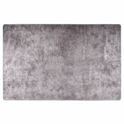 Vidaxl vloerkleed wasbaar 80x150 cm grijs