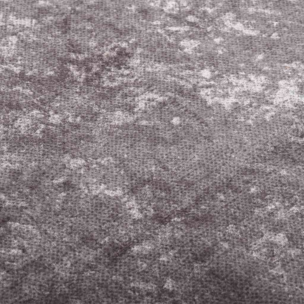 Vidaxl vloerkleed wasbaar 160x230 cm grijs