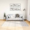 Vidaxl vloerkleed wasbaar anti-slip 120x180 cm zwart en wit