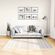 Vidaxl vloerkleed wasbaar 120x180 cm zwart en wit - afbeelding 1