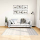 Vidaxl vloerkleed wasbaar 120x180 cm zwart en wit