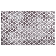 Vidaxl vloerkleed wasbaar 160x230 cm grijs en wit - afbeelding 1