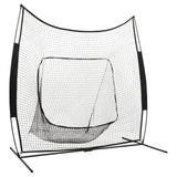 Vidaxl honkbalen softbalnet 241x106,5x216 cm metaal - afbeelding 1